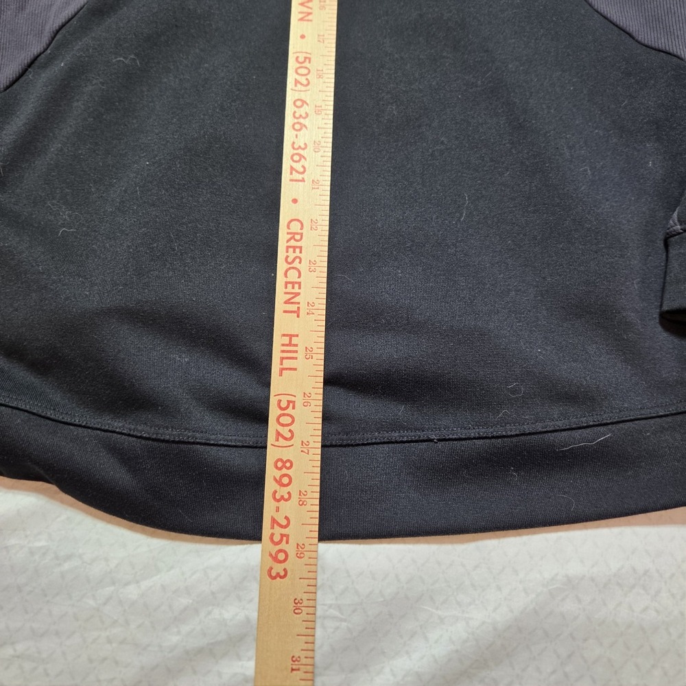 Nike Dri-FIT Full Zip Hoodie Women's Medium Black Athletic Training Jacket Swoos - Picture 7 of 9